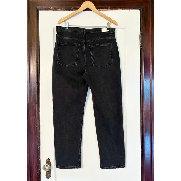DL1961 Elorna Cigarette Black Straight Leg High Waisted Jeans- Size 32 - Picture 4 of 6